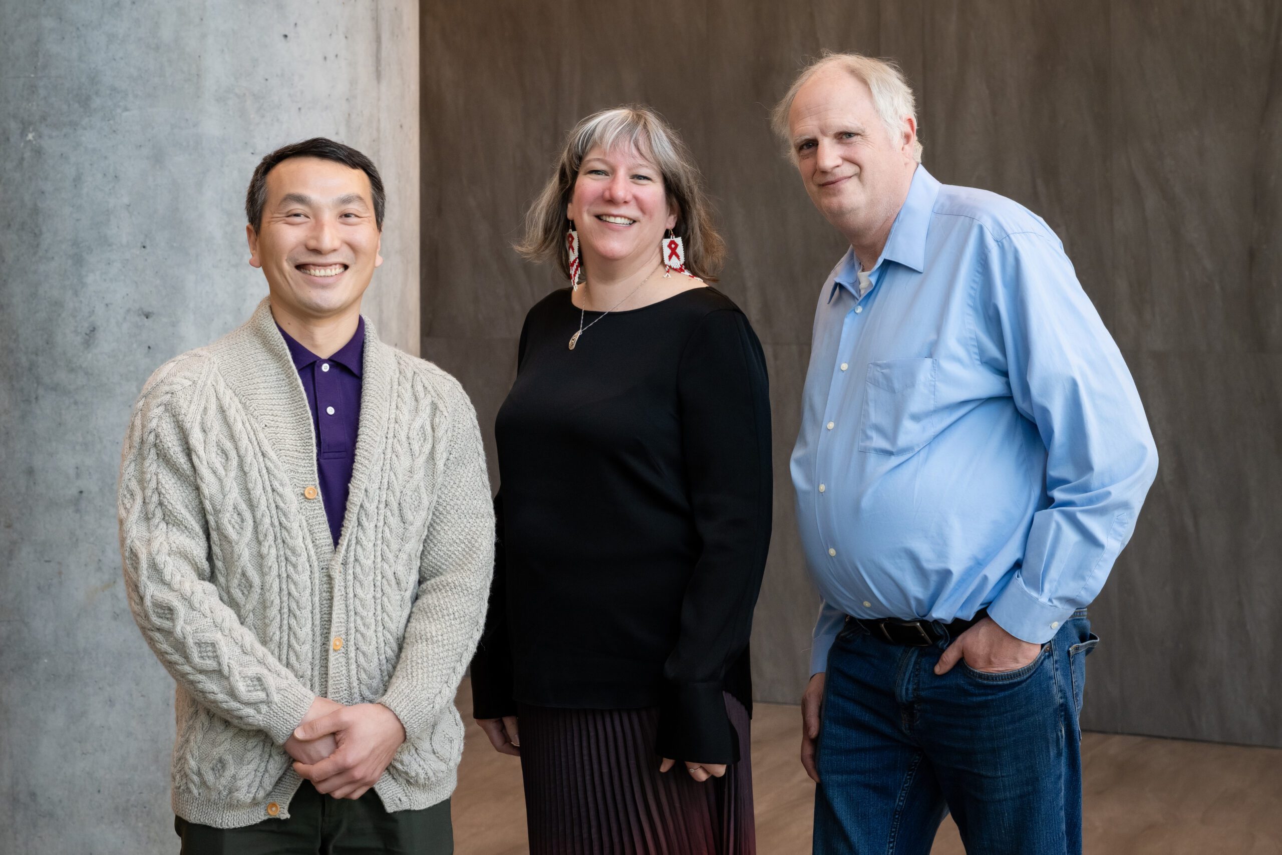 Members of the Atlantic Regional Team at the 2024 CTN+ Meetings, from left to right, John Law, Renée Masching, and Michael Liddell